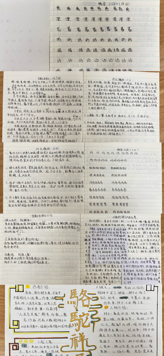 初一3班夏薇